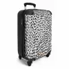 Ovale stippen op witte achtergrond NBS - Handbagage koffer - Volwassenen Unisex middel -productfoto_3d