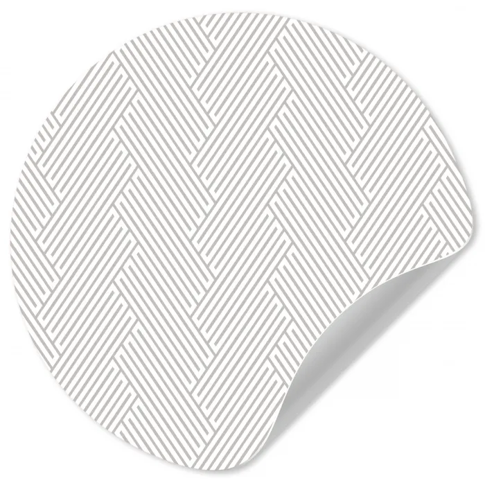 Grafisch - Patroon - Modern Wandcirkel behangsticker klein 186 -3d