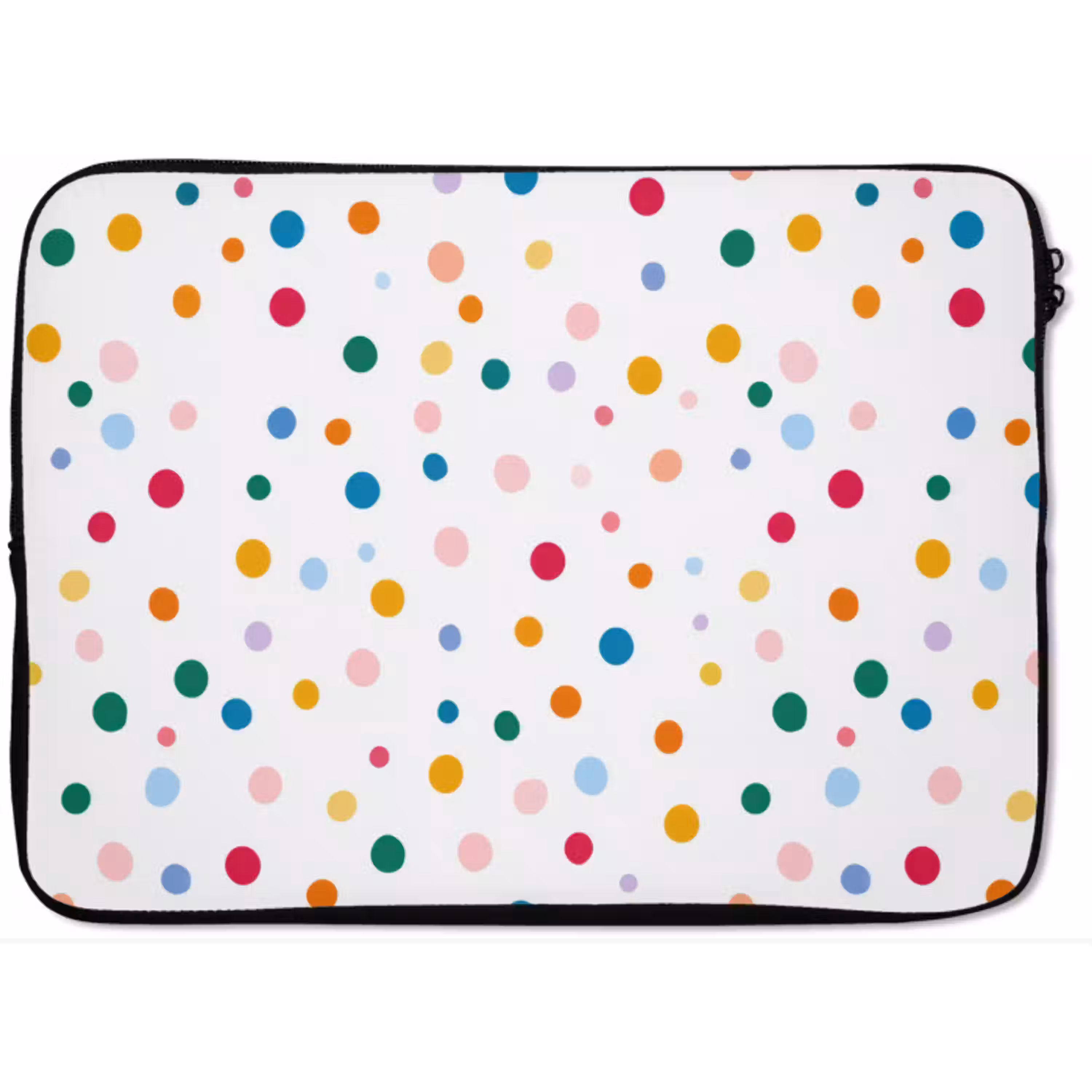 Stippen - Speels - Kleurrijk laptophoes neopreen klein 279 -zkaufland3dotto