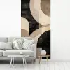 Abstract - Vormen - Modern - Beige fotobehang vinyl groot -woonkamer