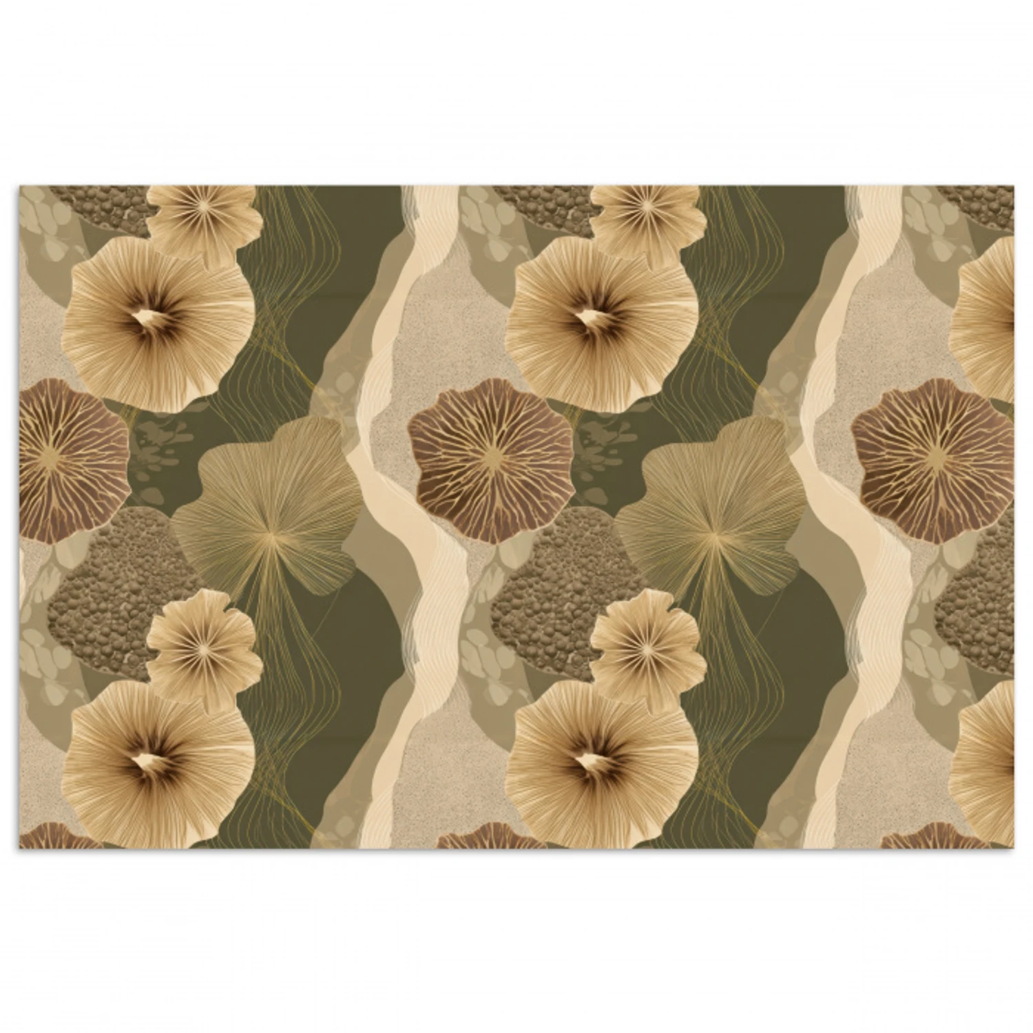 Abstract - Modern - Groen poster papier klein 62 -3d