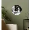 Bad - Bubbels - Zwart - Wit Wandcirkel behangsticker klein -sfeer2