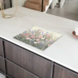 Bloemen - Tuin - Natuur - Kleurrijk Inductie beschermer vinyl 3mm middel -sfeer8
