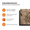 Gezichtje - Zon - Zand - Getekend Inductie beschermer vinyl 3mm klein -zzzzzzz-td-ups
