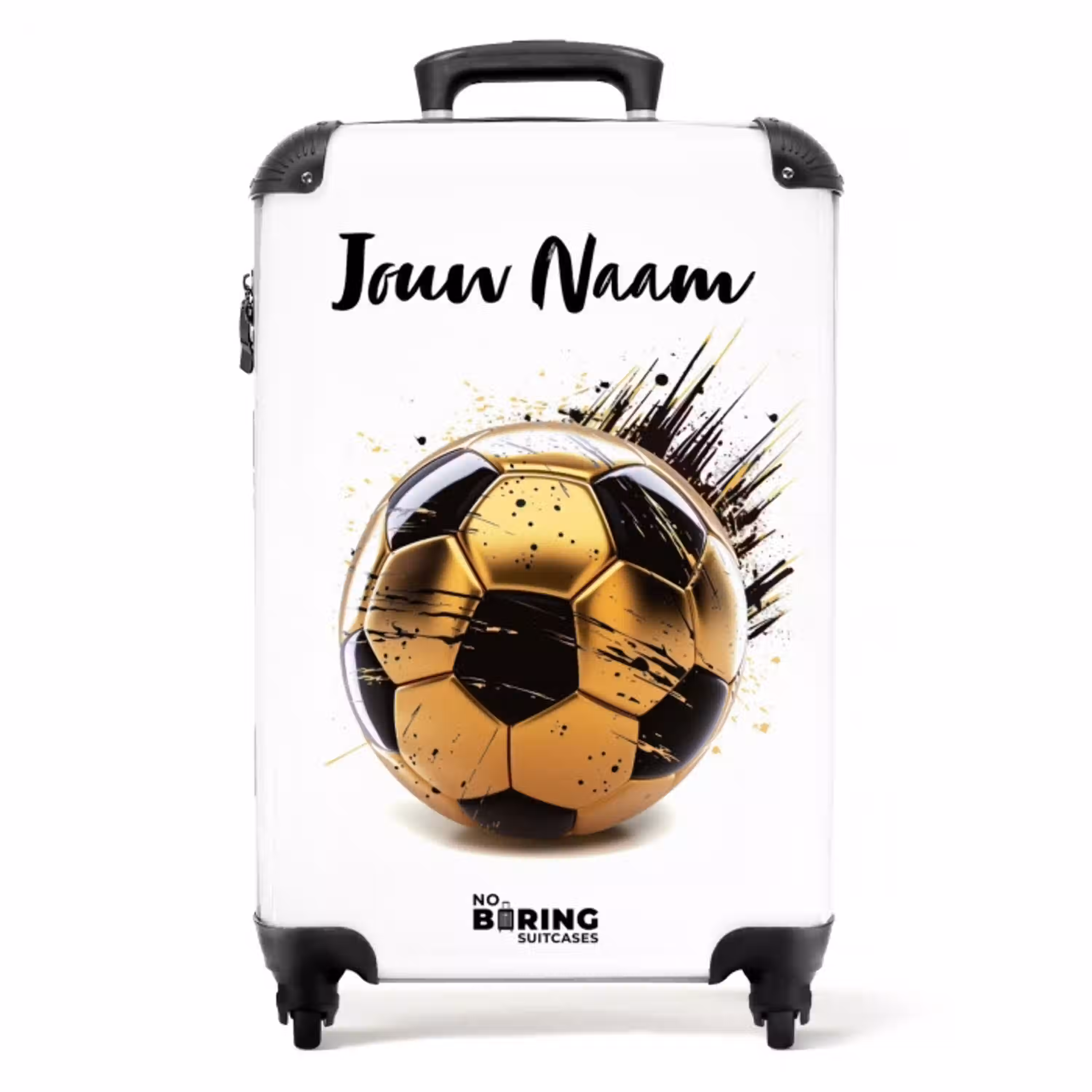 Gouden goalzoeker NBS - Handbagage koffer - Kinderen Unisex middel -productfoto_recht