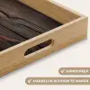 Hout - Grillige nerven Dienblad Rechthoek middel -USP_HandgreepNL