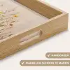 Wilde bloemen - Penseelstreken - Rustgevend Dienblad Rechthoek middel -USP_HandgreepNL