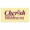 Cherish every moment - Cocktailglas - Geel Muismat XXL klein -3d_leeg