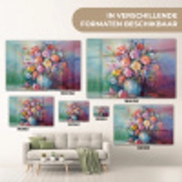 Bloemen - Kunst - Schilderij - Lente - Boeket plexiglas 5mm klein -sfeer7