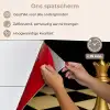 Koningin - Schaakstuk - Geblokt - Goud keuken achterwand spatscherm klein -spatscherm_NL