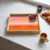 Zon - Abstract - Landschap - Oranje Dienblad Rechthoek middel -sfeer2