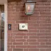 Gele bloemen - Traditioneel Naambord Rechthoek middel -sfeer7-rechthoek-S
