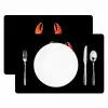 Kreeft - Papier - Origami papier - Rood Placemat vinyl groot -zzsfeer2_Kitchenyeah-website