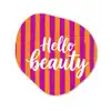 Modern - Hello - Oranje Wandcirkel Organisch Forex 3mm klein -3d