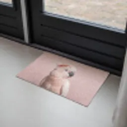 Kaketoe - Portret - Roze Deurmat klein -sfeer2