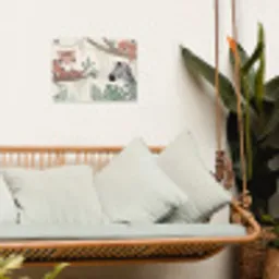 Jungle - Rustiek - Pastel tuinposter los doek klein -sfeer7