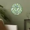 Bohemian - Bladeren - Bloemen - Tropisch Akoestische PET Vilt - Rond klein -sfeer2