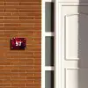 Rode hartjes - Traditioneel Naambord Rechthoek middel -sfeer3-rechthoek-S