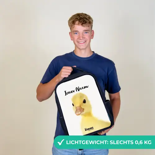 Barry de Badeend Rugzak - Zwart middel -sfeer7_NL