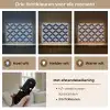 Modern - Ontwerp - Blauw Light Box met batterij (Wandlamp) middel 907 -USP_lichtkleurNL