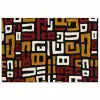 Abstract - Patroon - Rood poster papier klein -3d