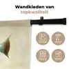 Schubben - Vis - Mint - Minimalistisch Wandkleed katoen klein -sfeer2