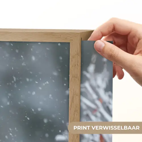Wolf - Pup - Sneeuw Light Box met batterij (Wandlamp) middel -USP_websiteprintNL