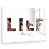 Lief - Lettercollage plexiglas 5mm klein -zzzproduct_nieuw