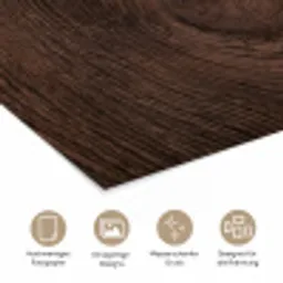 Houtnerf - Textuur - Patroon - Bruin - Rustiek poster papier klein -tcloseup_DE