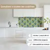 Retro - Design - Jaren 70 - Bloem keuken achterwand 2 middel 871 -sfeer4_FR