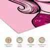 Vintage - Vrouw - Roze poster papier klein -closeup_NL