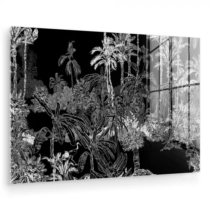 Palm - Jungle - Tropical plexiglas 5mm klein -zzzproduct_nieuw