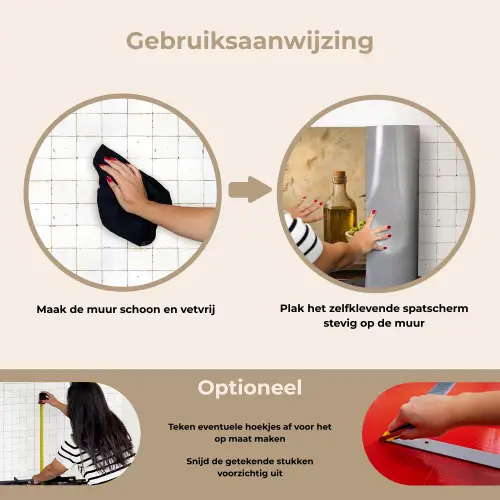 Olijven - Stilleven - Vintage keuken achterwand spatscherm klein -gebruiksaanwijzing_NL