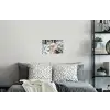 Hert - Sneeuw - Winter - Bos - Dieren Muursticker klein -slaapkamer