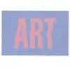 Art - Roze - Blauw Deurmat klein -zkaufland3d