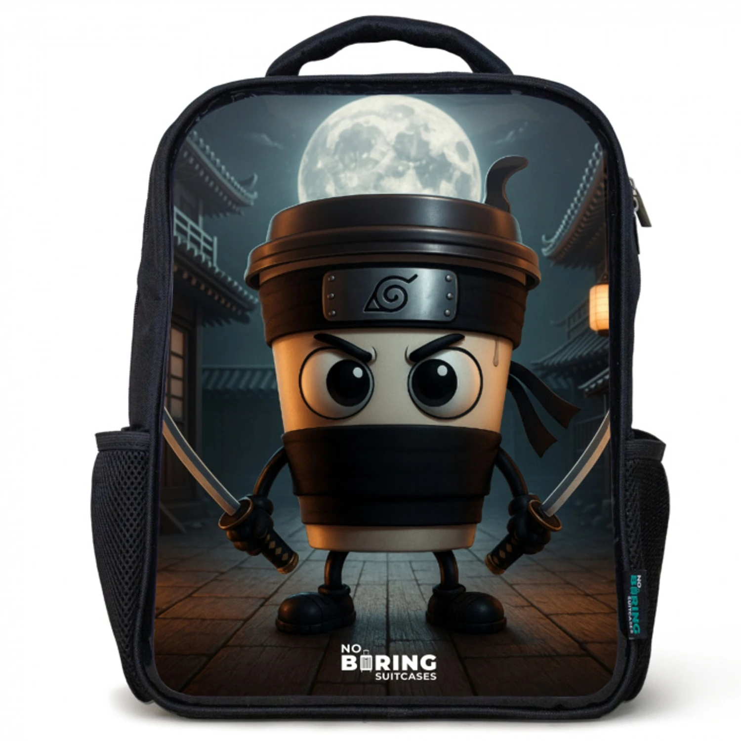 Capuchino Assassino Rugzak - Zwart middel -3d