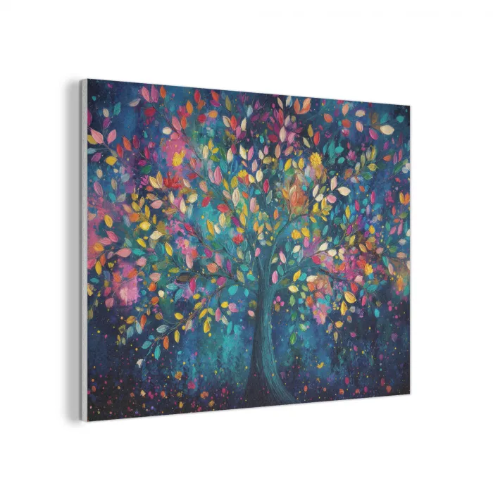 Kleurrijk - Boom - Magisch - Abstract PET vilt klein -3d