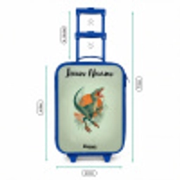 Dier - Dino - Natuur Kinderkoffer - Blauw klein -productfoto_formaten
