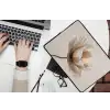 Bloem - Beige - Crème laptophoes neopreen klein -bureau