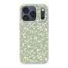 Bloemen - Print - Groen - Wit Telefoonhoesje iPhone 17 Pro klein -3d