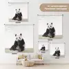 Panda -  Dieren - Kinderen - Jongens - Meisjes - Pandabeer Wandkleed katoen klein -tsfeer8_DE