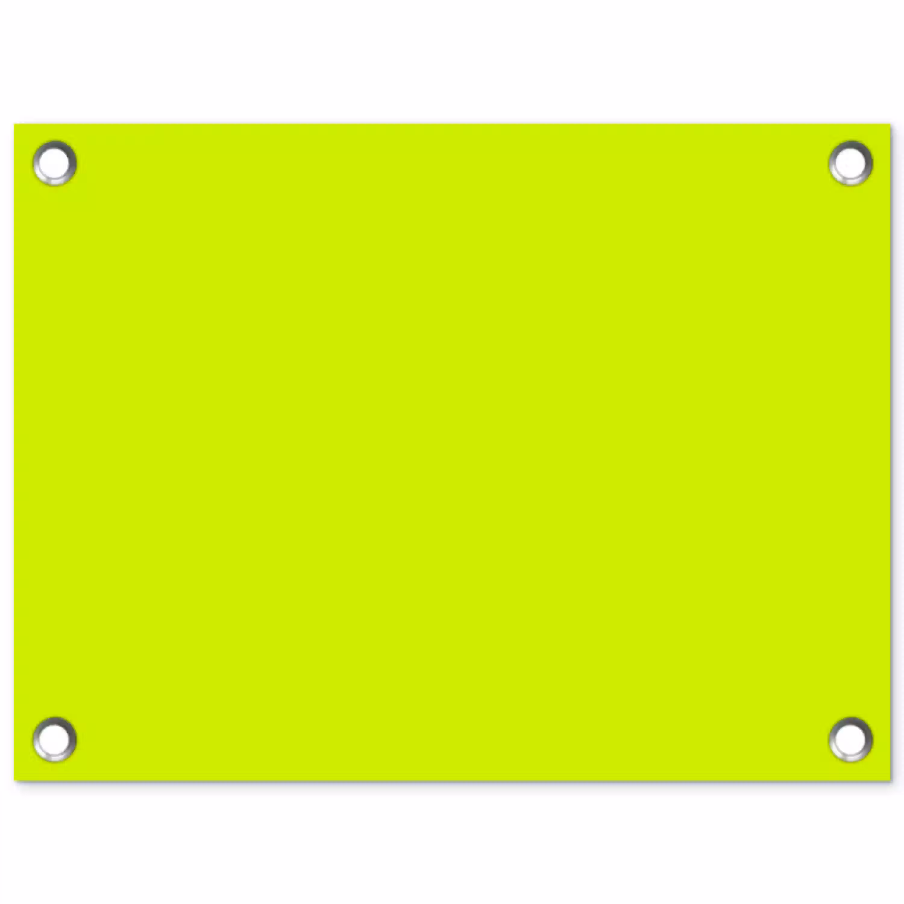 Electric - Lemon - Geel tuinposter los doek klein 239 -3d