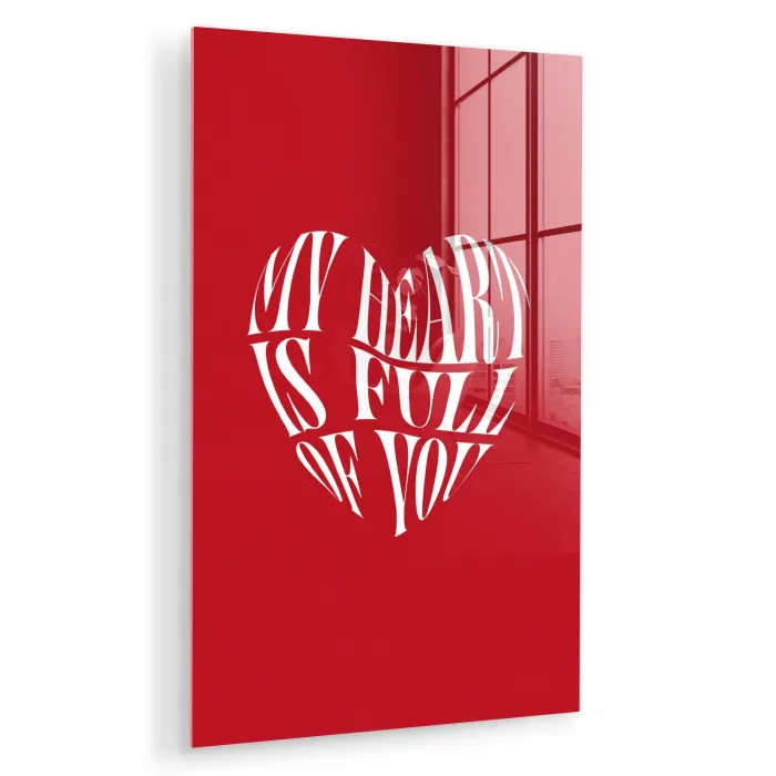 Rood - Hart- Tekst - Valentijn plexiglas 5mm klein -zzzproduct_nieuw