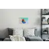 Dobbelstenen - Kleurrijk - Getallen - Stipjes Muursticker klein -slaapkamer