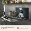 Hond - Garde - Kok keuken achterwand spatscherm klein -usp_IT