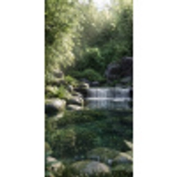 Beek - Waterval - Natuur - Groen Behang Vlies klein -3d_website