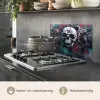 Schedels - Graffiti - Abstract keuken achterwand spatscherm klein -usp_NL