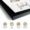 Quotes - Be loved - Spreuken - Kind - Jongens - Meisjes - Waterverf fotolijst zwart zonder passe partout klein -sfeer2