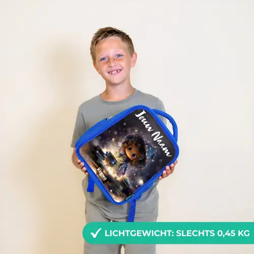 Magische Nacht vol Toverkunst Kinderrugzak - Blauw middel -sfeer1_NL