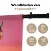 Peper - Disco - Rood - Glitter Wandkleed katoen klein -sfeer2